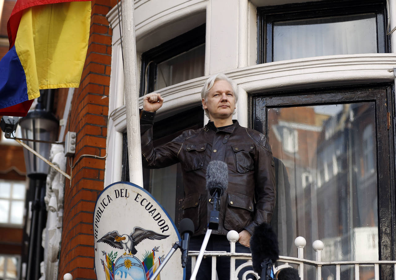 Reacción. Julian Assange, acusó que se cometió una terrible injusticia en su contra y reiteró que no 'perdona ni olvida'. (AP)