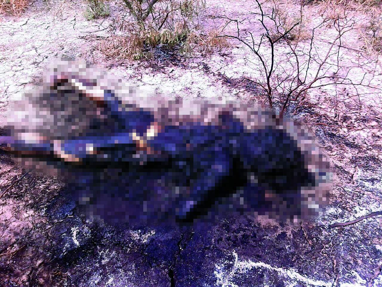 Sin identificar, cuerpo calcinado hallado en Matamoros