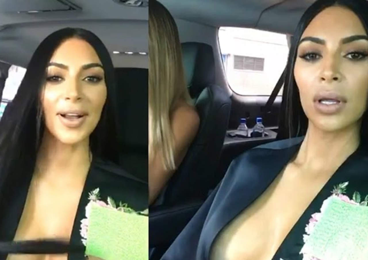 Kardashian sufre bochornoso accidente en trasmisión en vivo