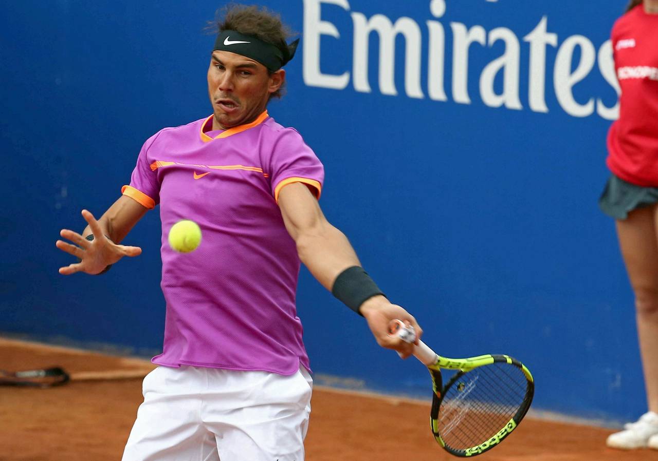 El tenista español Rafael Nadal sólo ha perdido un partido este año en arcilla. (Archivo)