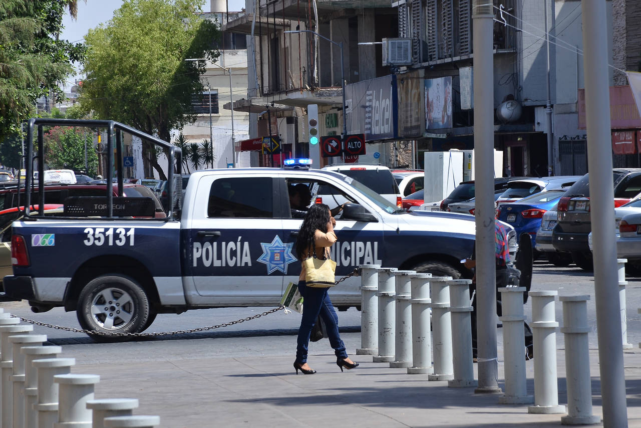 Alerta. Autoridades municipales piden a ciudadanos denunciar situaciones sospechosas. Se incrementó el patrullaje en la ciudad. (EL SIGLO DE TORREÓN)