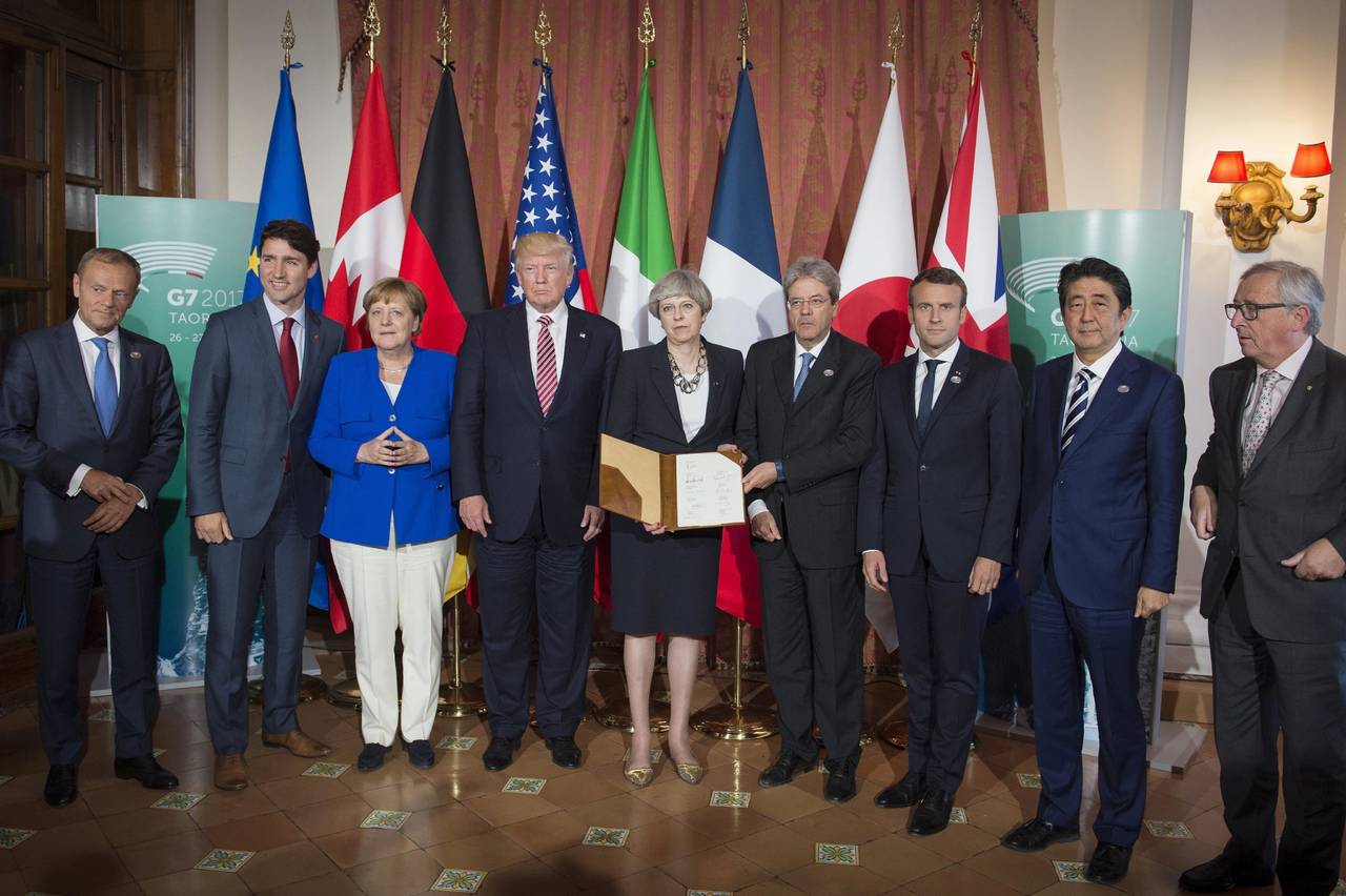 Incertidumbre. Inició la reunión del G7, con visiones encontradas entre los mandatarios.