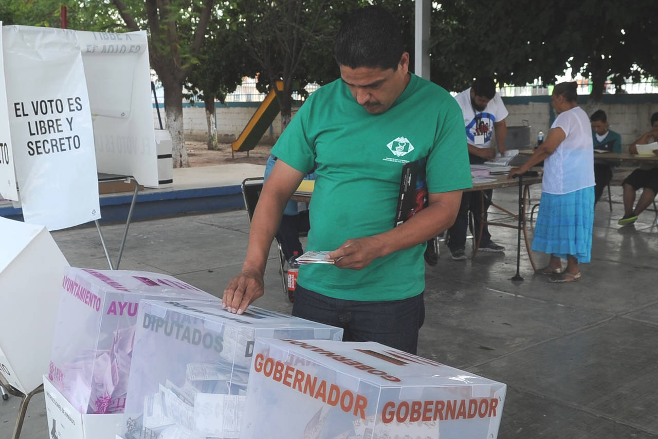 Proceso electoral. El próximo domingo 4 de junio los coahuilenses elegirán al nuevo gobernador del estado a través de su voto. (ARCHIVO)