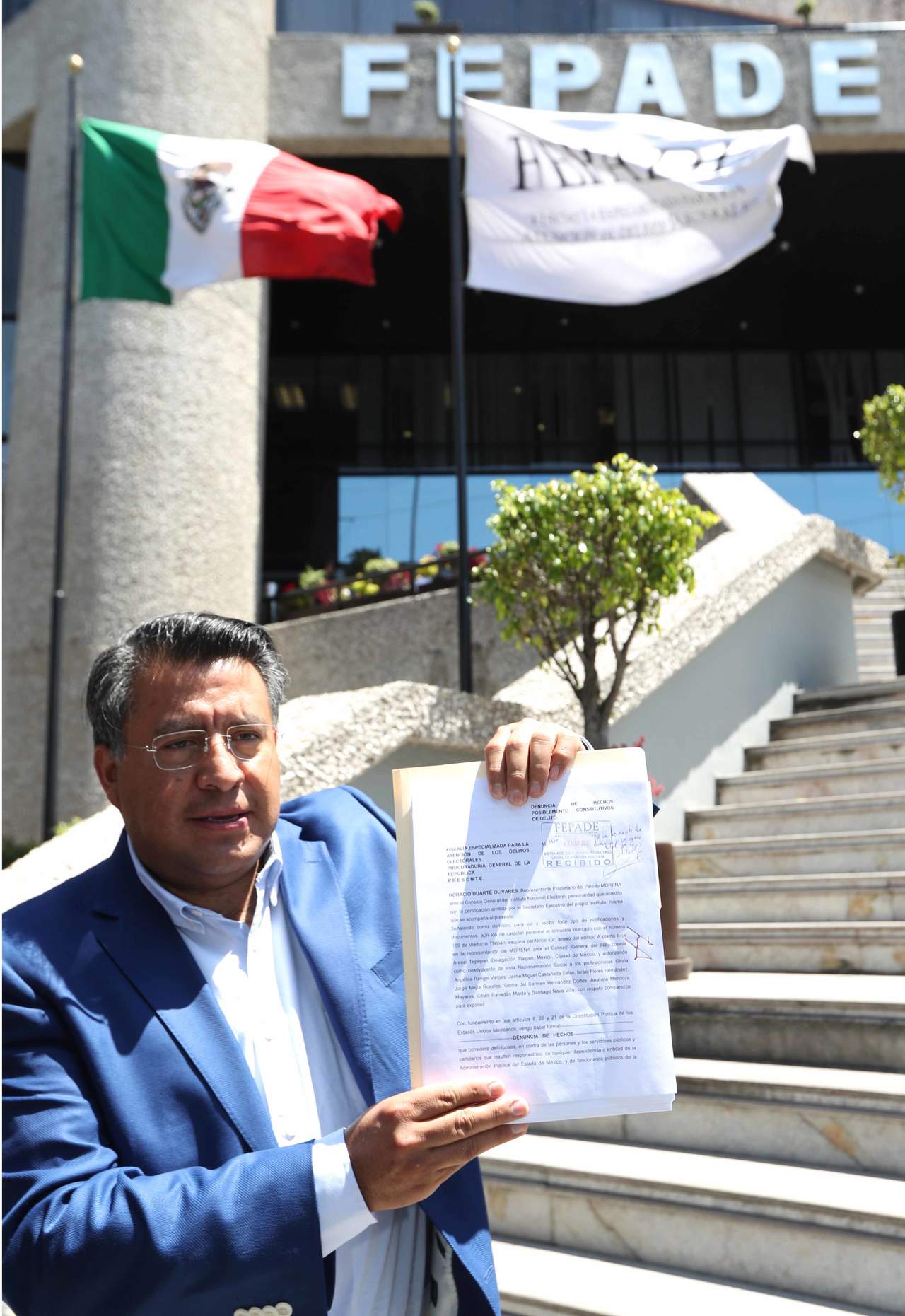 Horacio Duarte Olivares, señaló que se denunció al gobierno federal por desarrollar un presunto operativo electoral con la intervención del gabinete federal, un 'call center' para desactivar el voto. (ARCHIVO)