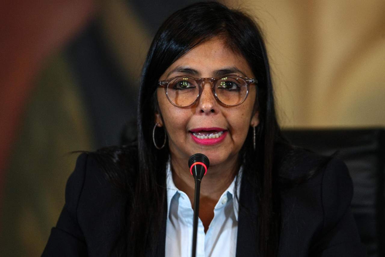 En una declaración en la cancillería venezolana, la jefa de la diplomacia de Venezuela defendió a la revolución chavista y a sus éxitos socioeconómicos y afirmó que 'es una vergüenza'. (ARCHIVO)