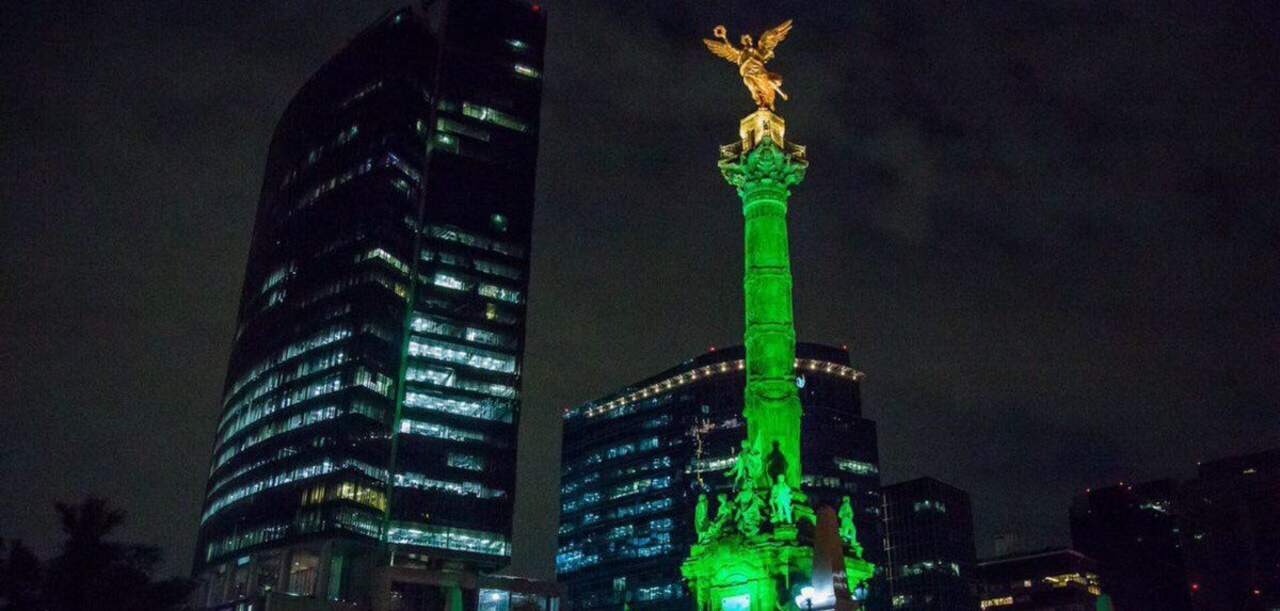 'Esta noche a las 20:00 horas la #CDMX se iluminará de verde para manifestar nuestro apoyo al Acuerdo de París #mm', anunció a través de su cuenta de Twitter. (TWITTER)