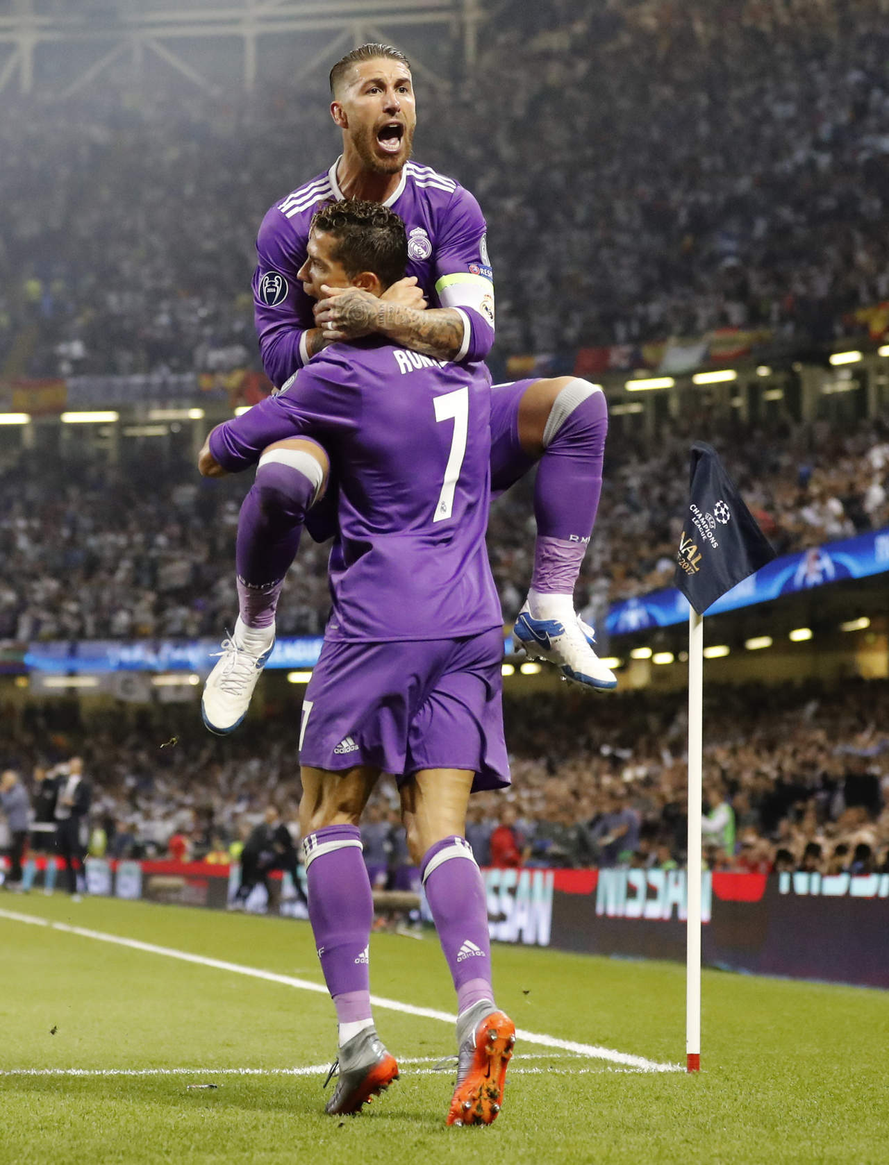 Cristiano adelantó al Real Madrid. (AP)