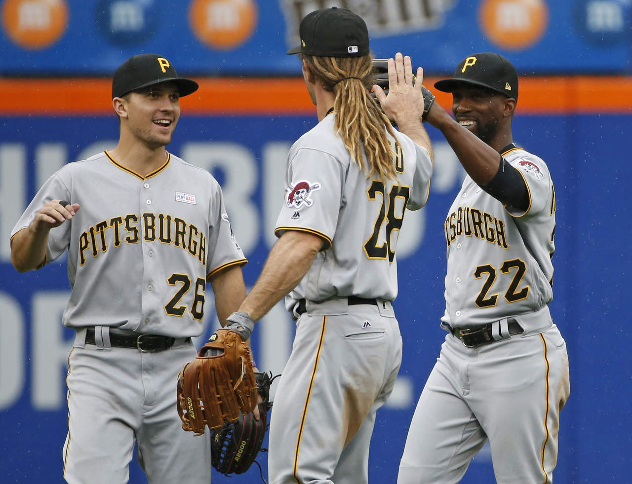 Los Piratas se llevaron la serie de tres partidos ante los Mets. (AP)