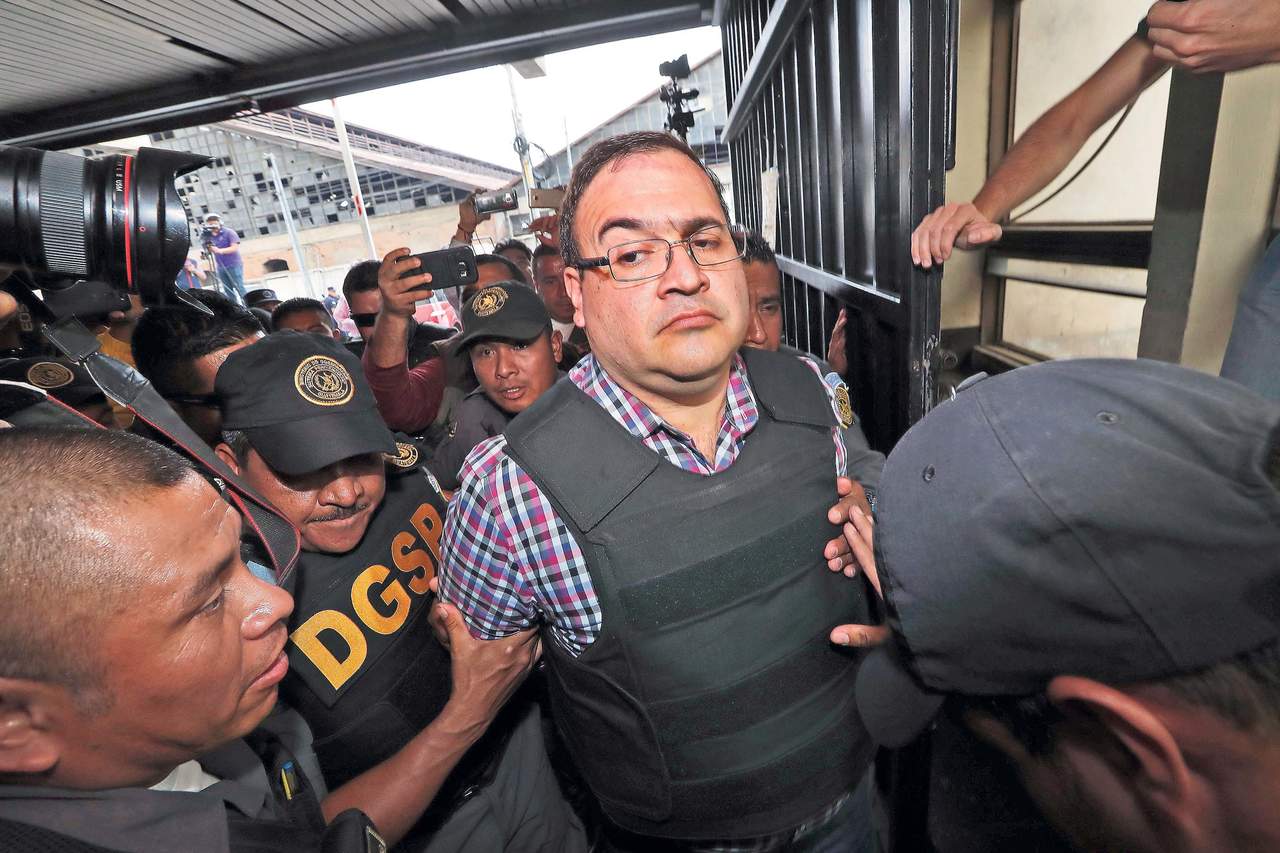 La captura de Javier Duarte se dio luego de que las autoridades mexicanas alertaran sobre la presencia del exgobernador de Veracruz en territorio guatemalteco. (ARCHIVO)