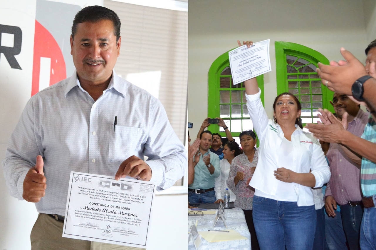 Certeza. El jueves por la noche se entregaron las actas de mayoría a los ganadores de la elección en San Pedro y Madero. (EL SIGLO DE TORREÓN)