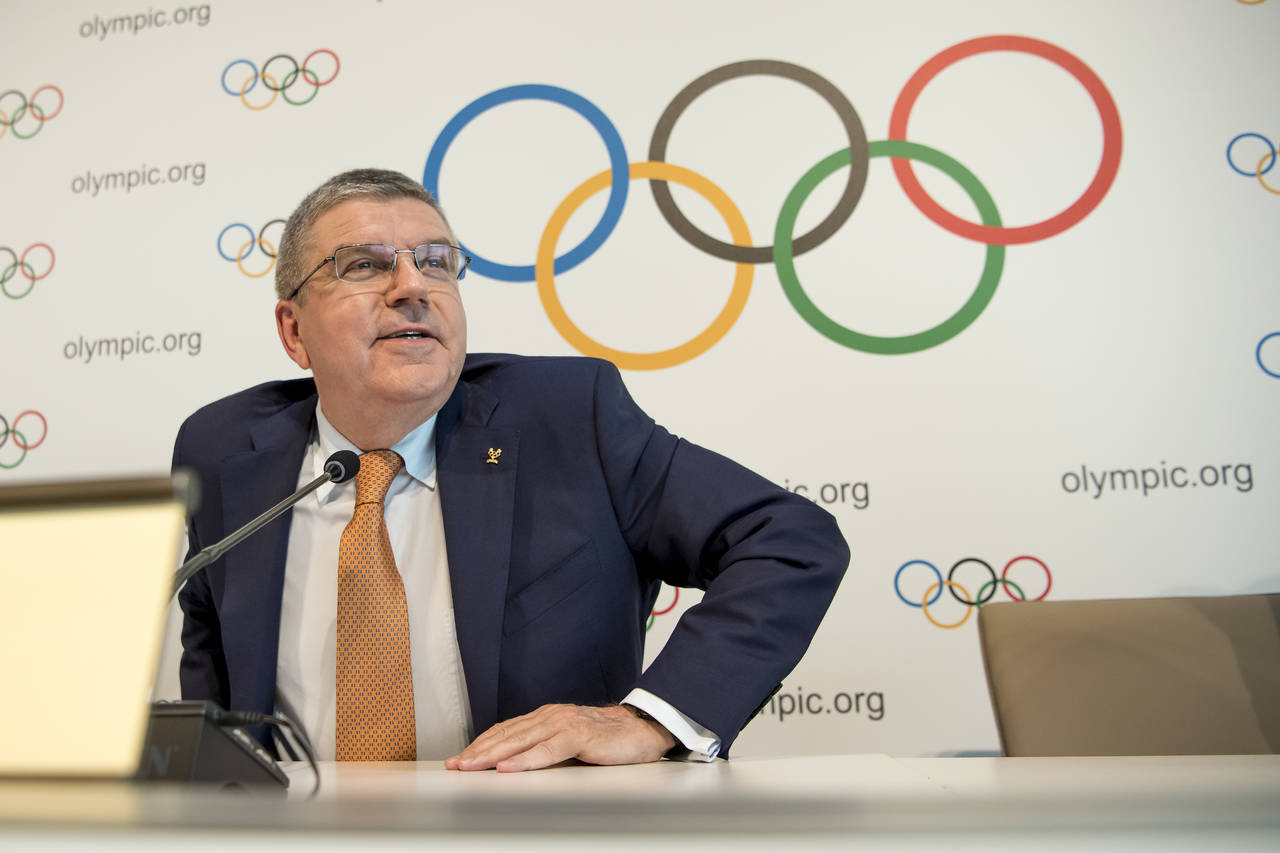 Thomas Bach, presidente del Comité Olímpico Internacional. (AP)