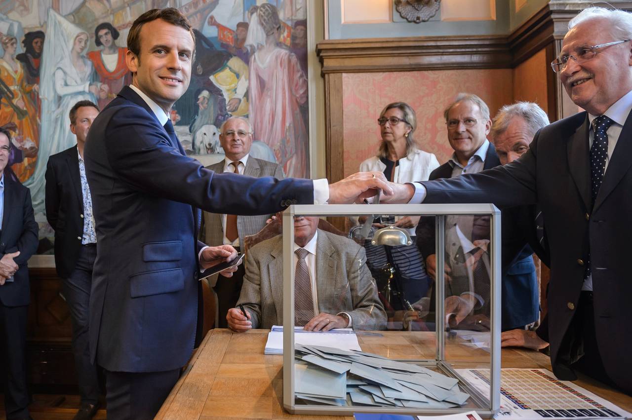 Se impone. El partido de Emmanuel Macron se perfila para dominar en la legislatura francesa.