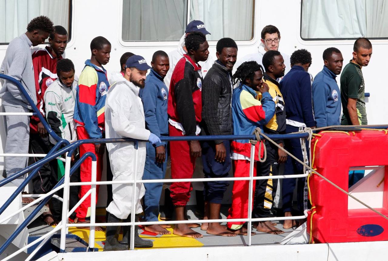 Ruta. Más de 60 mil inmigrantes habían cruzado el Mediterráneo para alcanzar Europa desde el inicio de 2017.