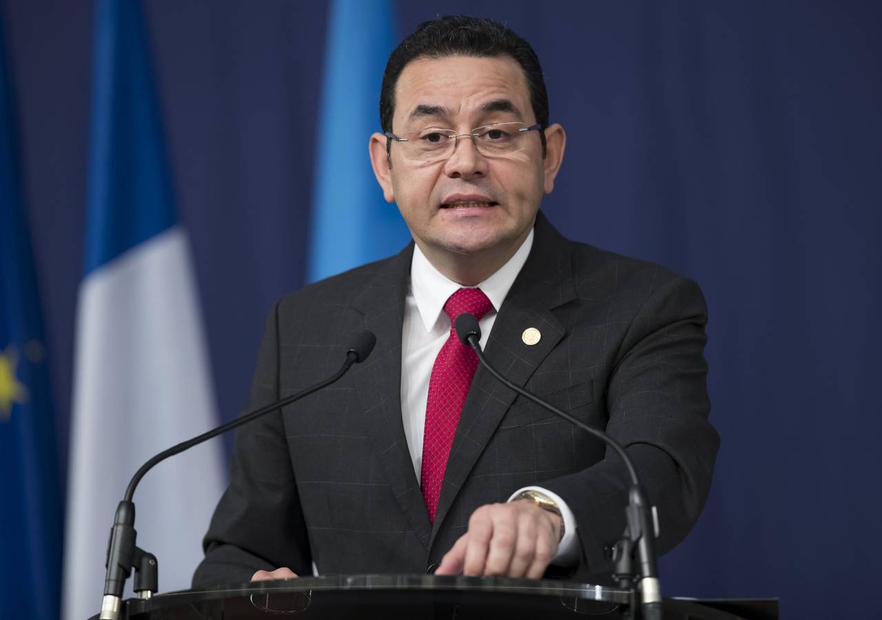 Primer sitio. El presidente guatemalteco Jimmy Morales es el mejor pagado de América Latina (AL).