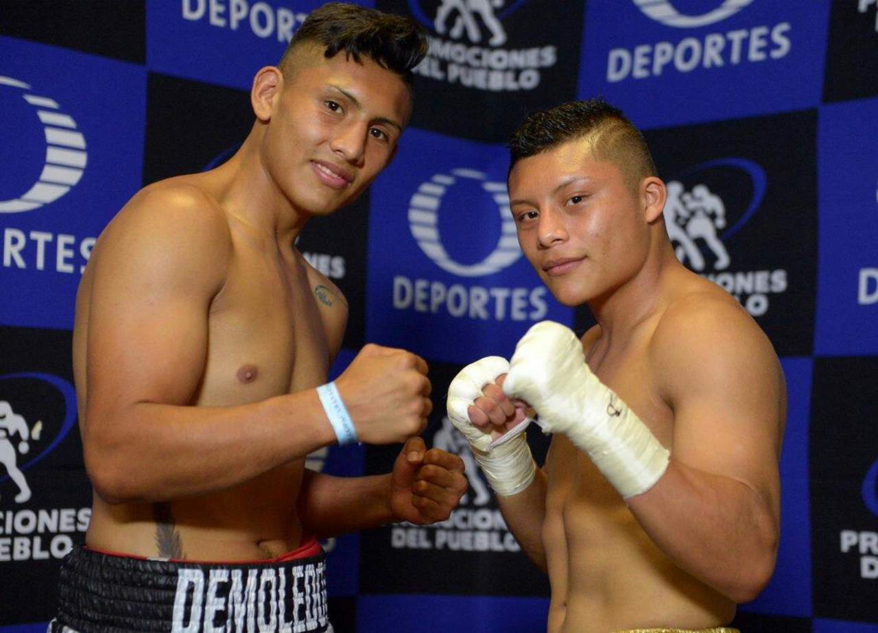 Tanto el ‘Demoledor’ como el ‘Pitbull’, buscarán salir con el puño en alto de sus respectivos compromisos en Gómez. (Promociones del Pueblo)
