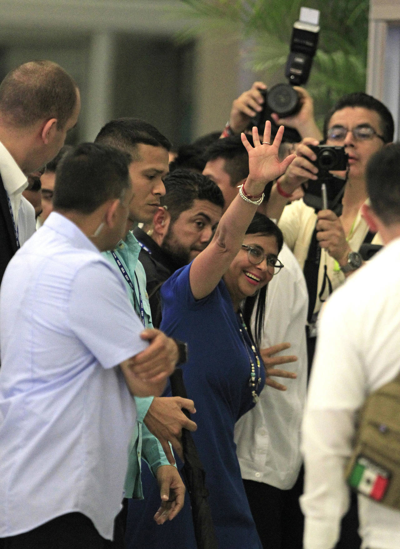 Adiós. Delcy Rodríguez dejó la cancillería de Venezuela, para buscar un sitio en la Asamblea Nacional Constituyente.