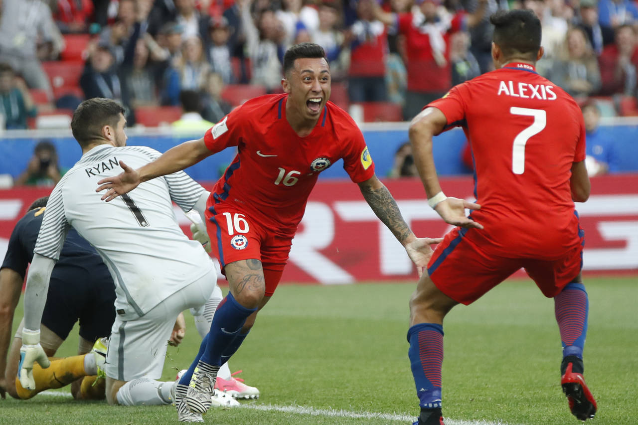 Martín Rodríguez consiguió el empate para la selección chilena. Chile empata y  va ante Portugal