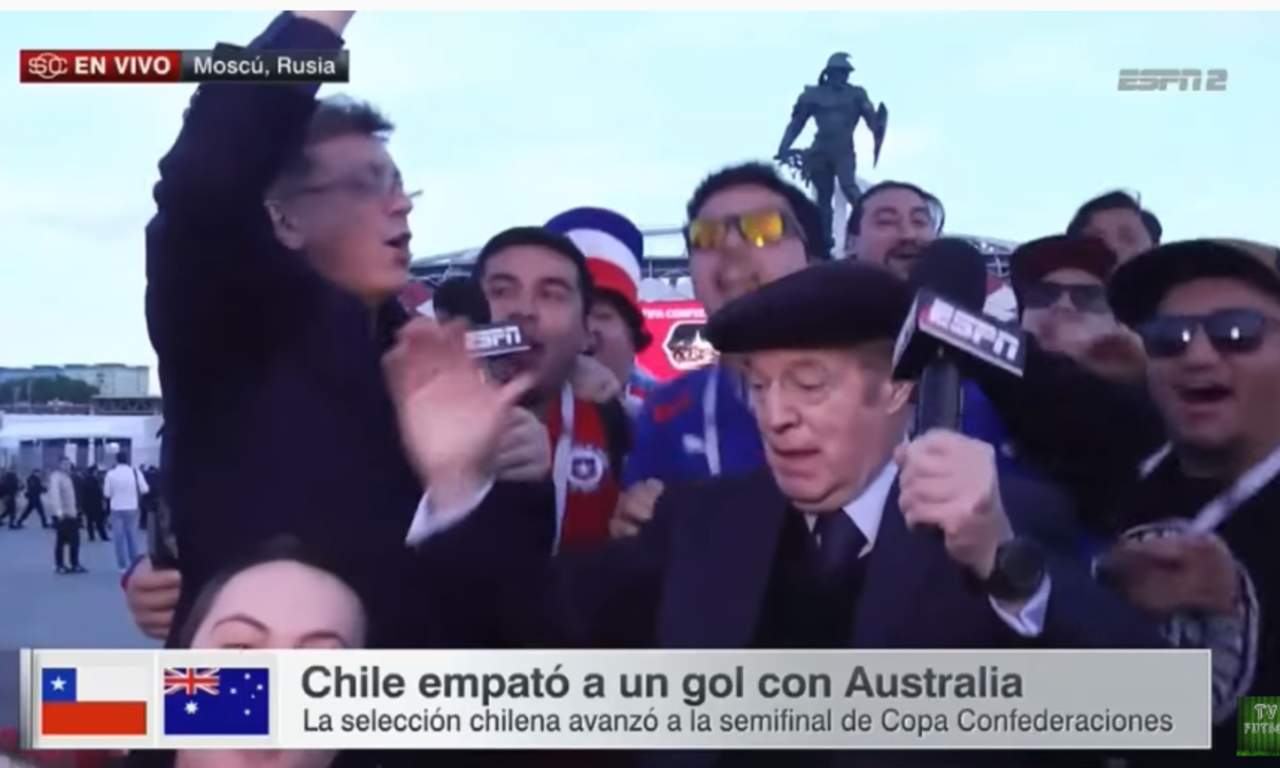 José Ramón Fernández le da un 'zape' a fan chileno