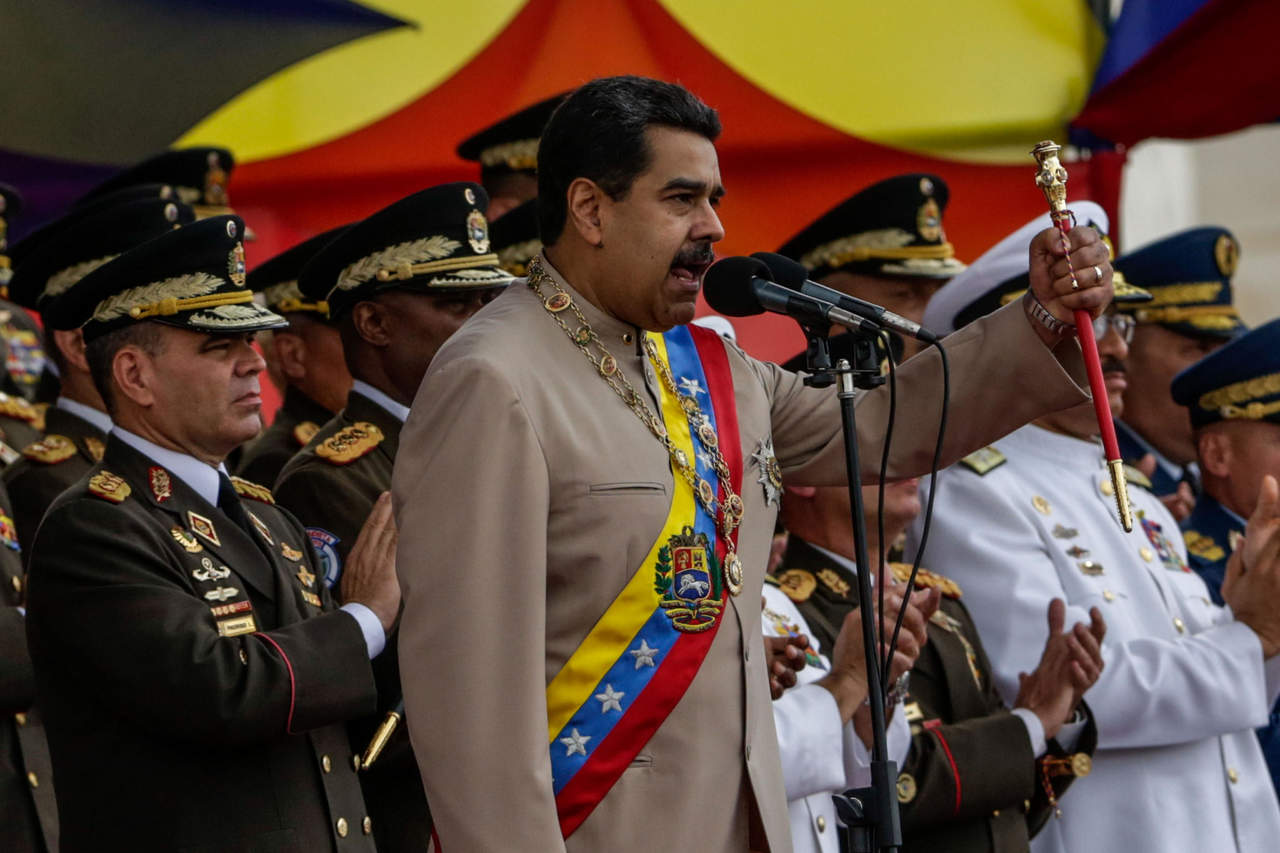 'Le digo, presidente Trump, usted tiene la palabra, usted tiene la responsabilidad, detenga la locura de la derecha violenta venezolana', declaró el líder chavista ante cientos de seguidores en un acto en Caracas. (ARCHIVO)