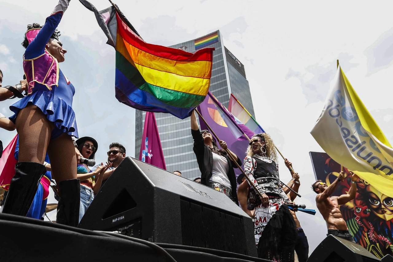 La XXXIX Marcha del Orgullo LGBTTTI de la Ciudad de México. (EL UNIVERSAL)