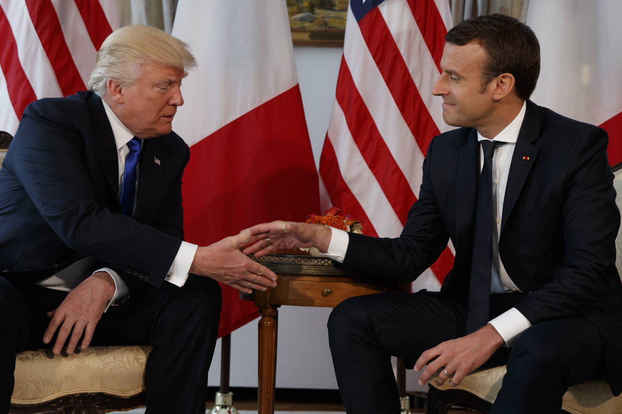 Se irá de gira. Donald Trump ha aceptado la invitación de su homólogo francés, Emmanuel Macron.
