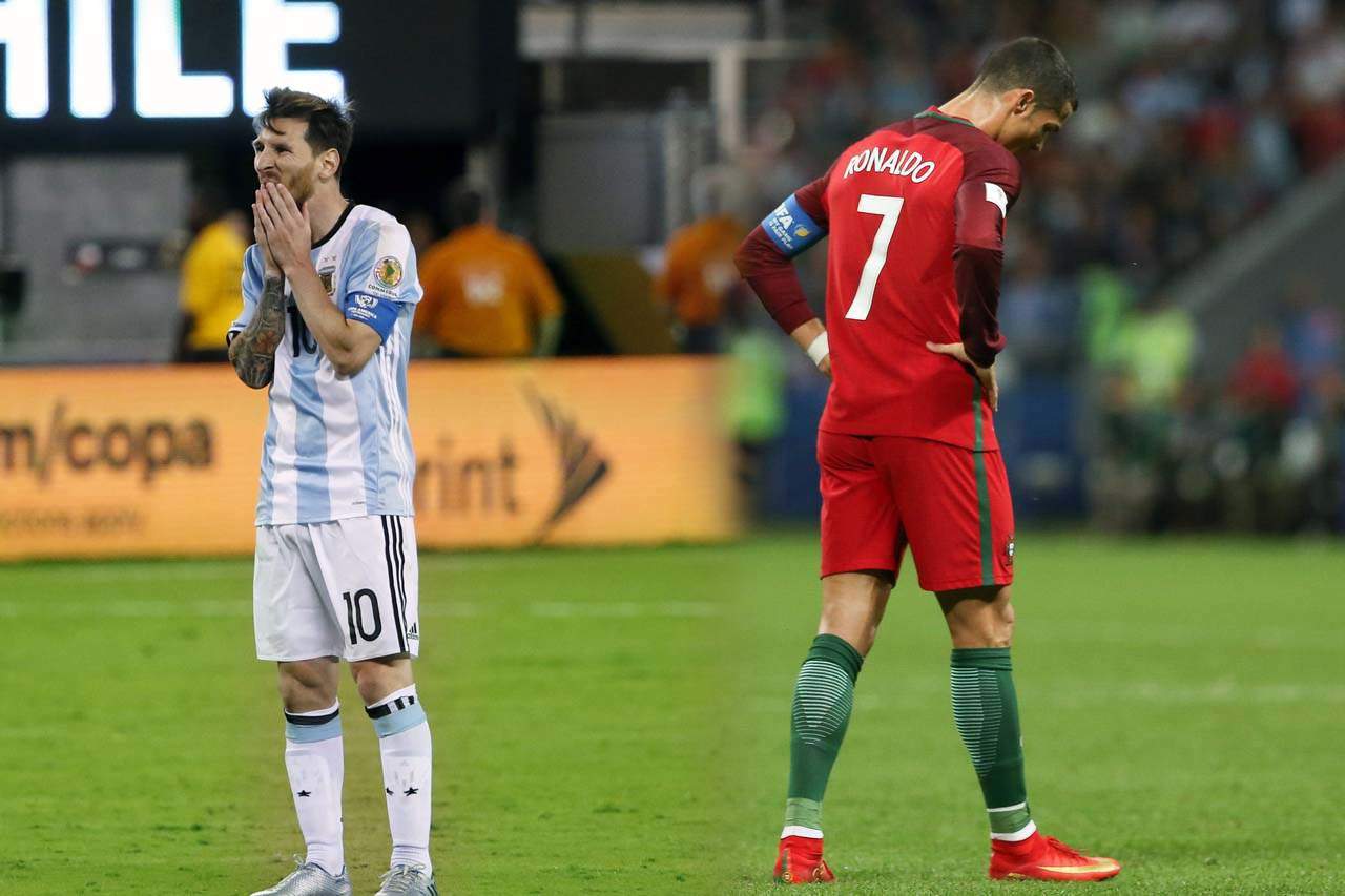 Cristiano Ronaldo, al igual que Lionel Messi perdió ante los chilenos en la tanda de penales. 