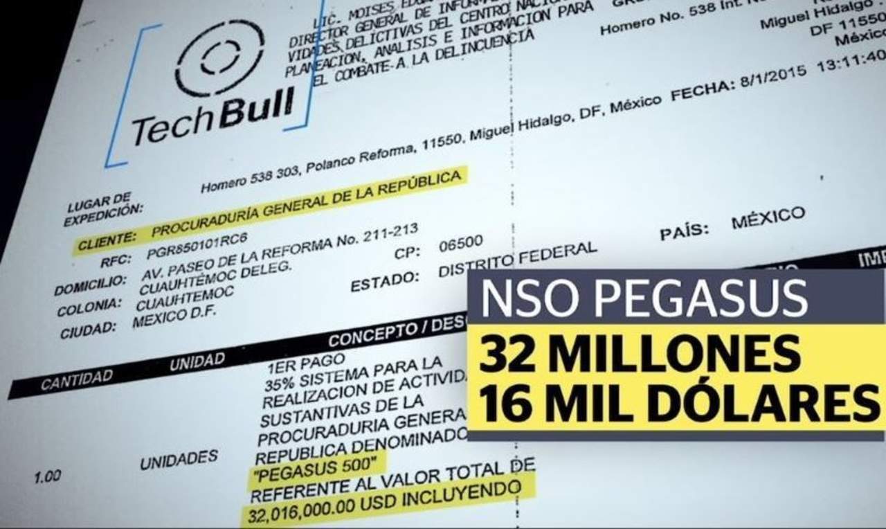 Televisa difundió el contrato del sistema 'Nso Pegasus'. (ESPECIAL)