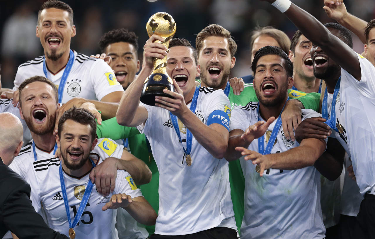 El cuadro alemán se proclamó campeón de la Copa Confederaciones. (AP) 