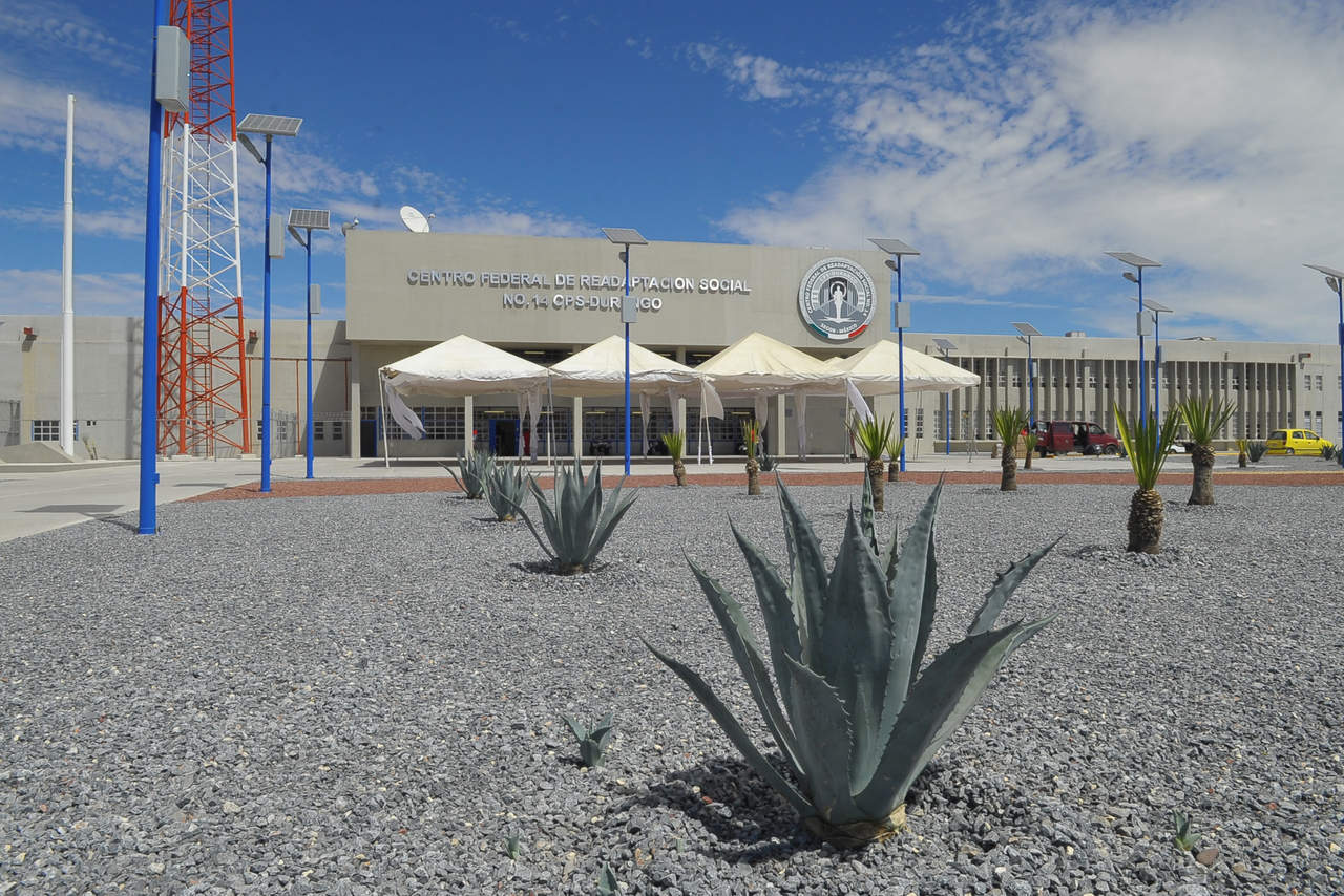 Entre los penales federales, se encuentra el número 14 ubicado en Gómez Palacio, Durango. (ARCHIVO) 