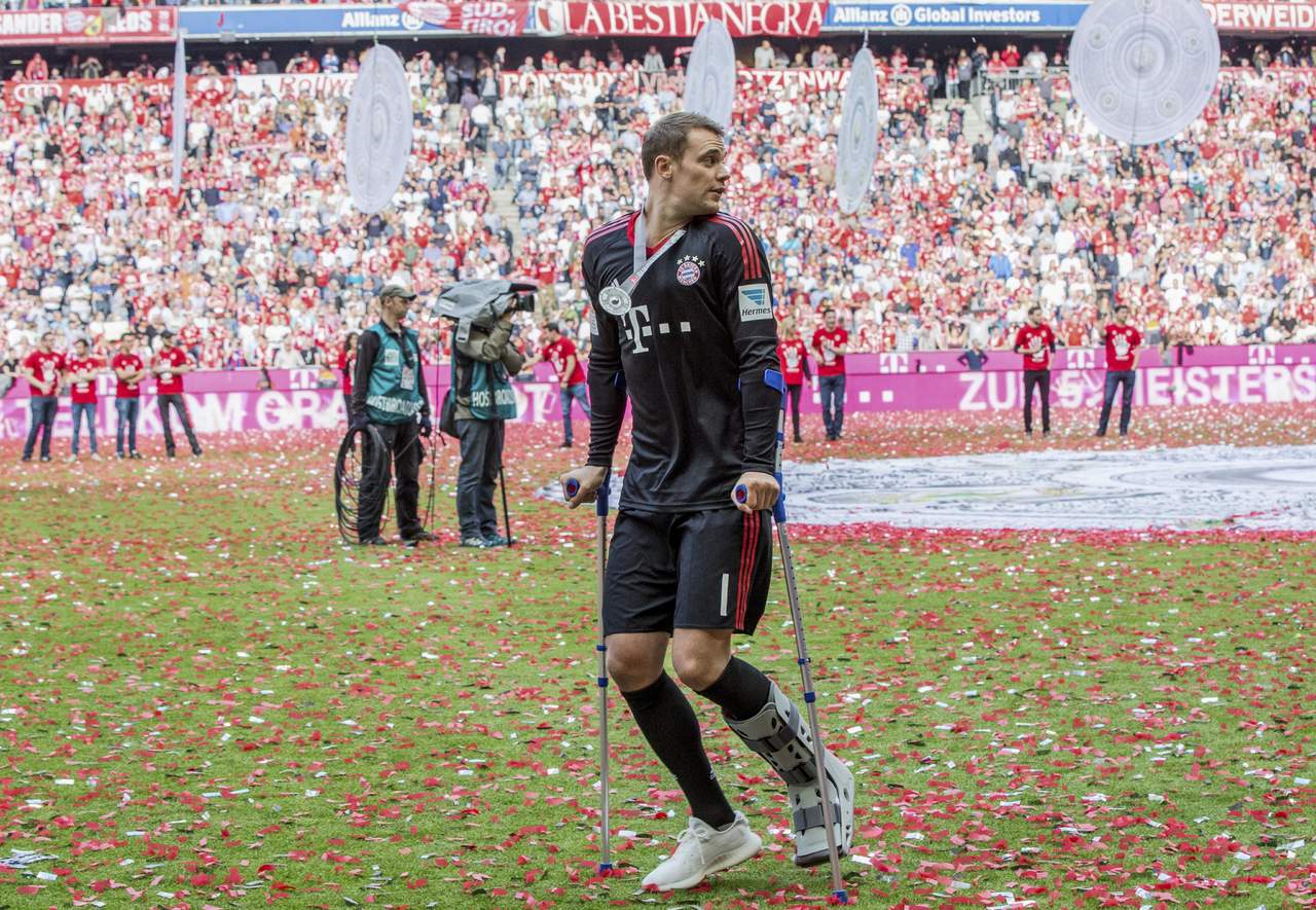 Manuel Neuer se repone de una lesión en el pie. (Archivo)