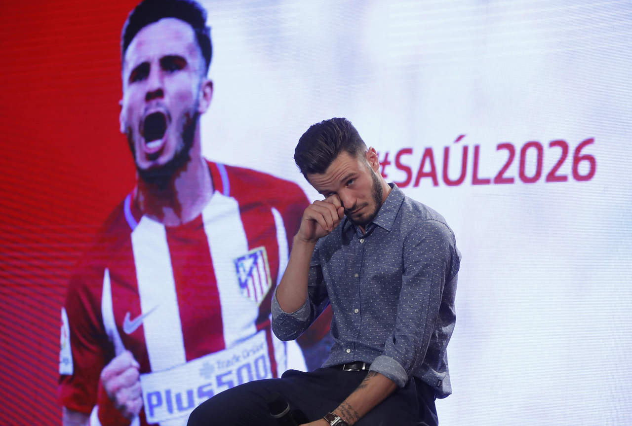 Saúl Ñíguez renovó con el Atlético de Madrid hasta 2026. (EFE)