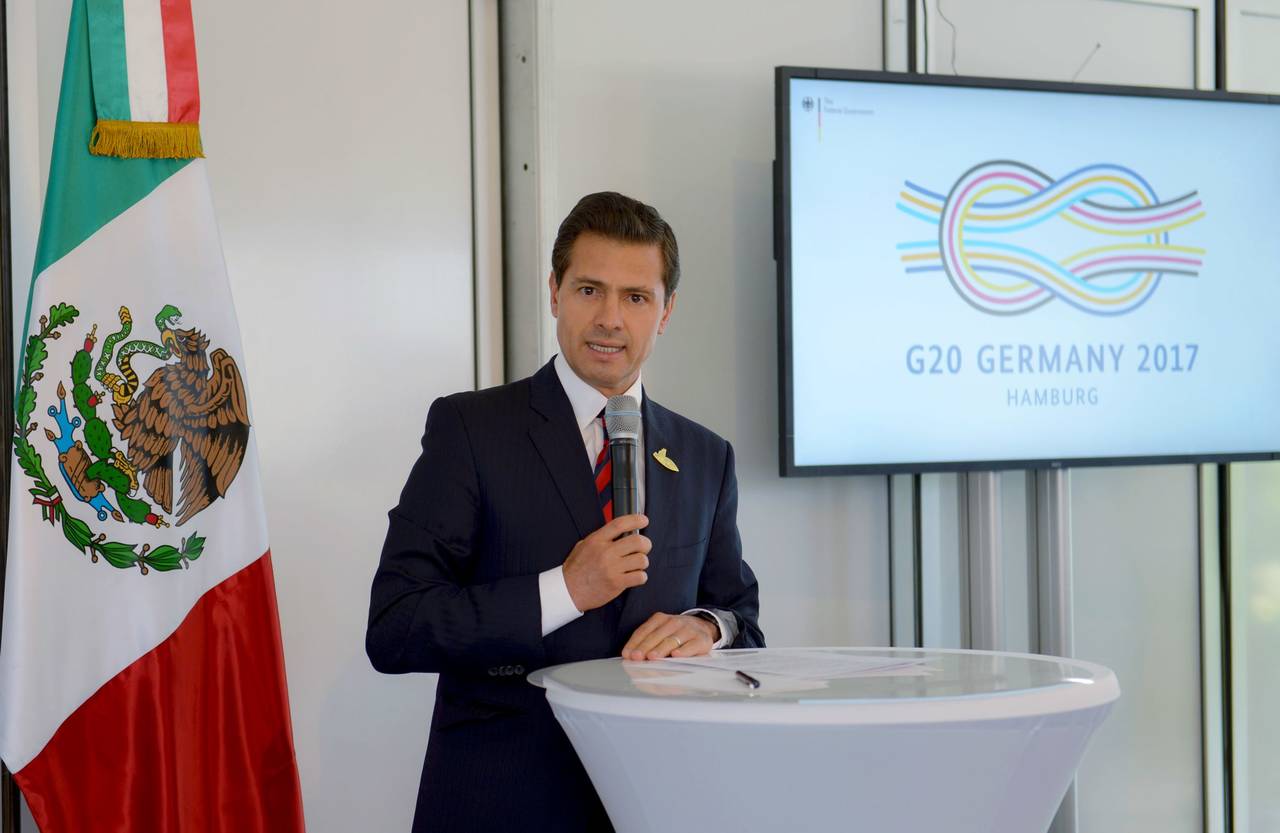 Balance. Peña Nieto puso énfasis en que el encuentro que tuvo el viernes con Trump fue 'muy positivo'.