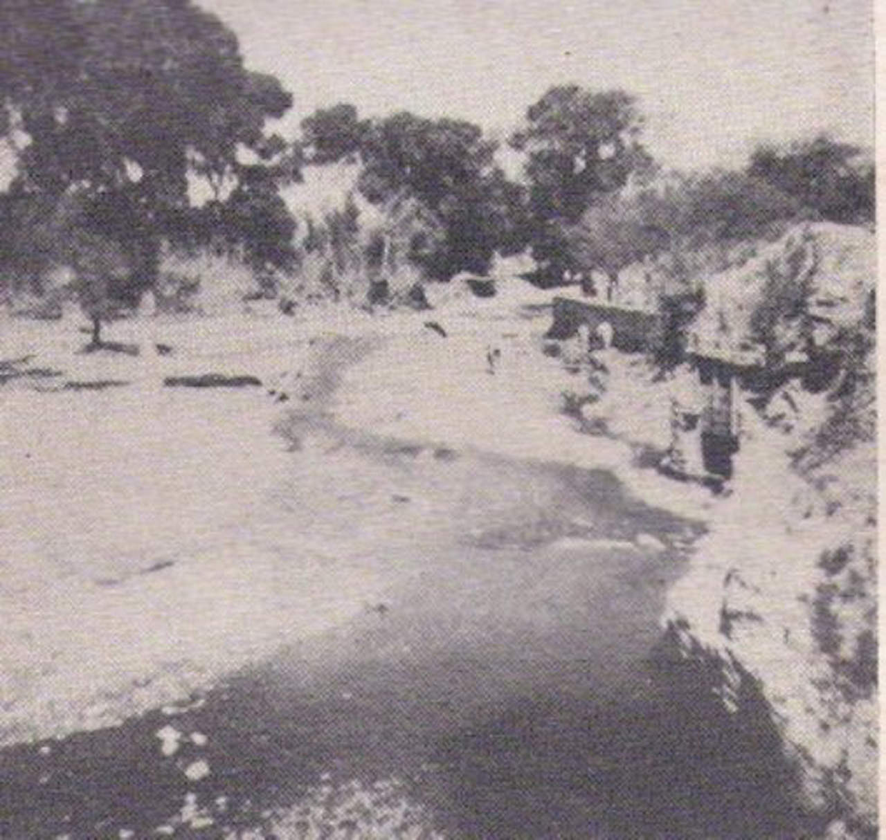 
Manantial del 'Trasmin' o del arroyo Grande, en donde nacía el agua para el valle de las Parras en sus primeros años. (Contreras Cárdenas… Monografía…).