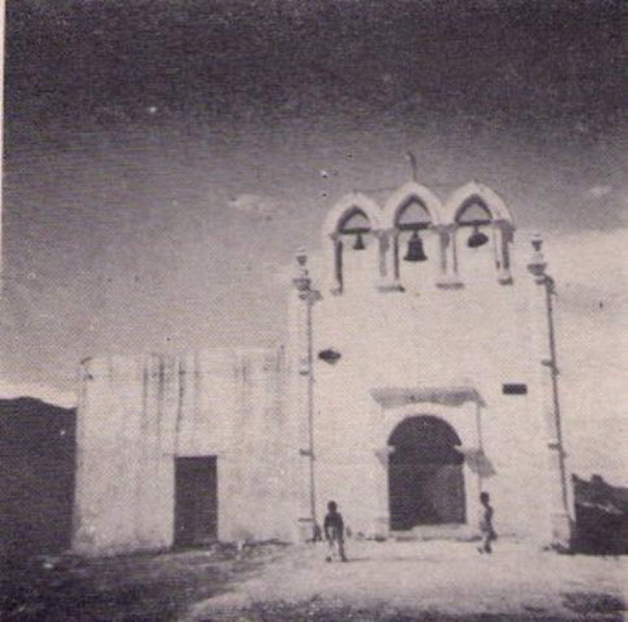 
Iglesia de Guadalupe en el Barrio del Ojo de Agua. En dicho sector, se hizo la primera puebla de Parras en 1586. 