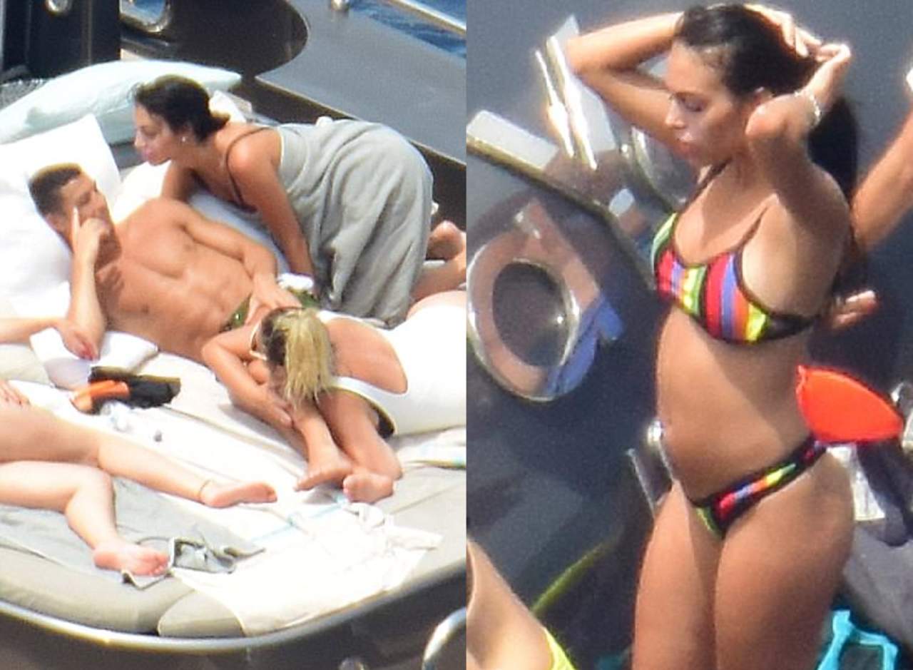 Cristiano Ronaldo y su novia en Ibiza