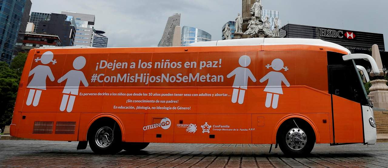 El Autobús de la Libertad ha causado polémica en México. (ARCHIVO)