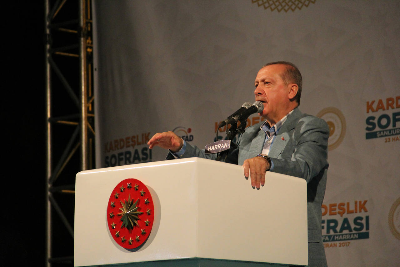 Celebra. Erdogan recordó a las víctimas del golpe.