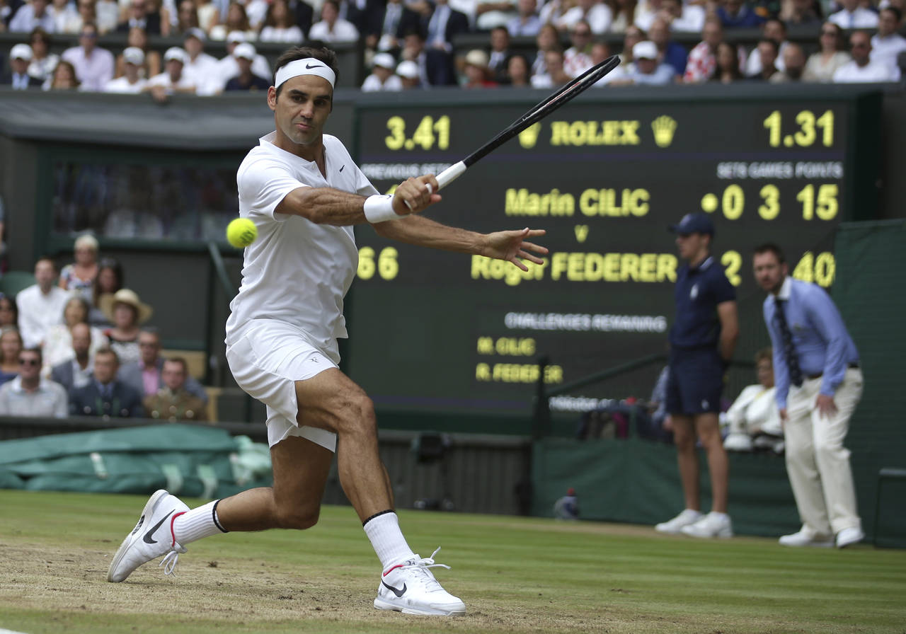 Roger Federer no perdió ningún set en todo el torneo. (AP)