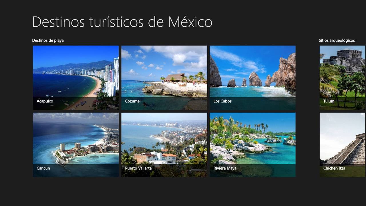 México Destinos-Tour, app para viajar
