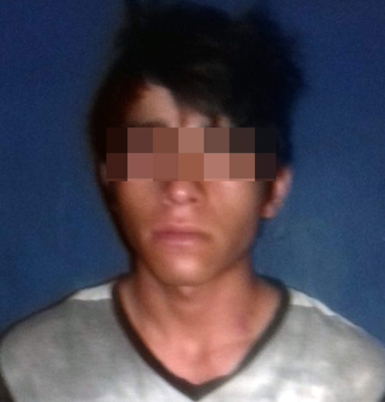 Se trataba del joven 'Jorge' de 19 años de edad, quien fue detenido y llevado más tarde hasta las oficinas del Ministerio Público de la localidad. (ESPECIAL)