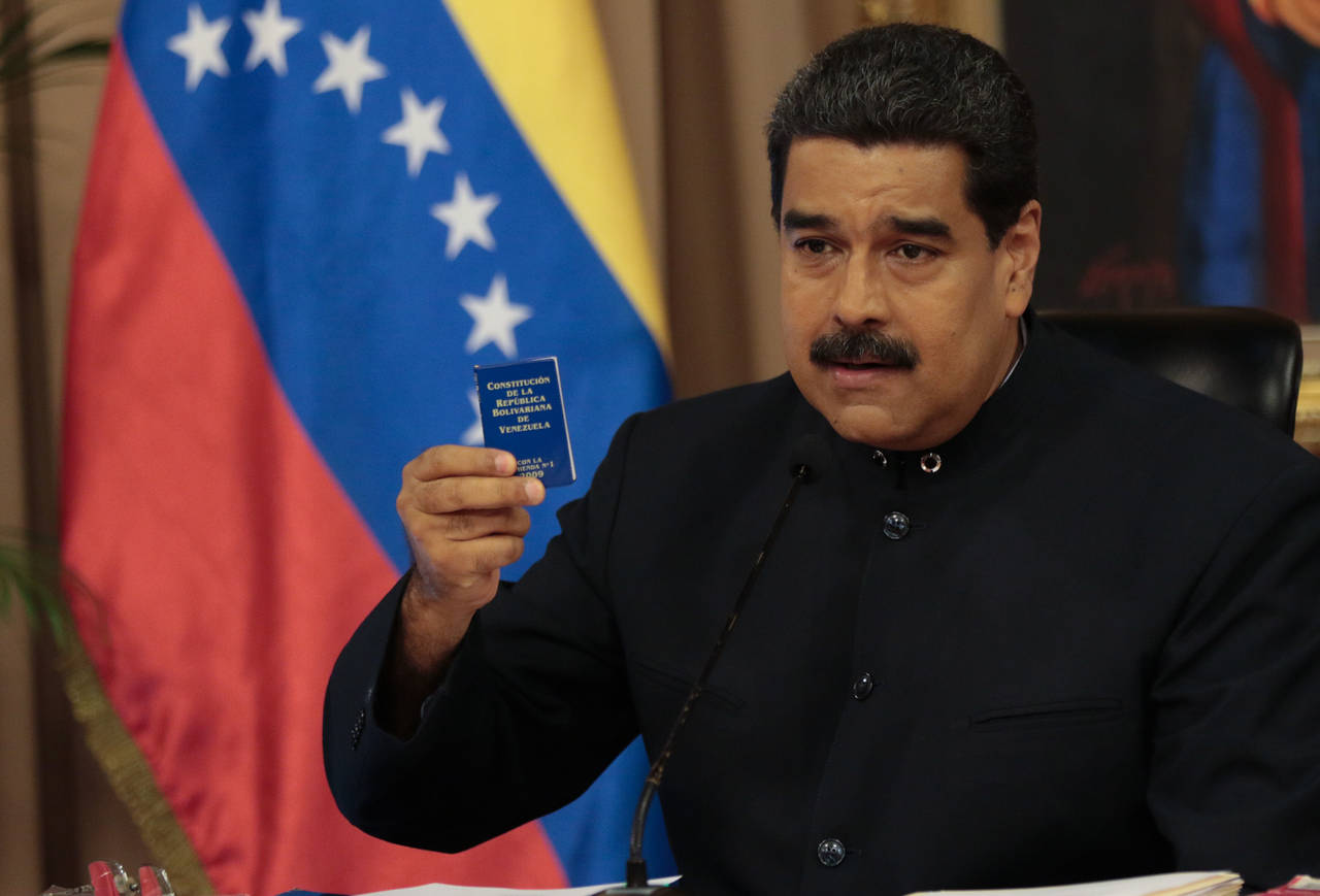 Firme. Nicolás Maduro mantiene su propuesta de realizar una Asamblea Constituyente. 