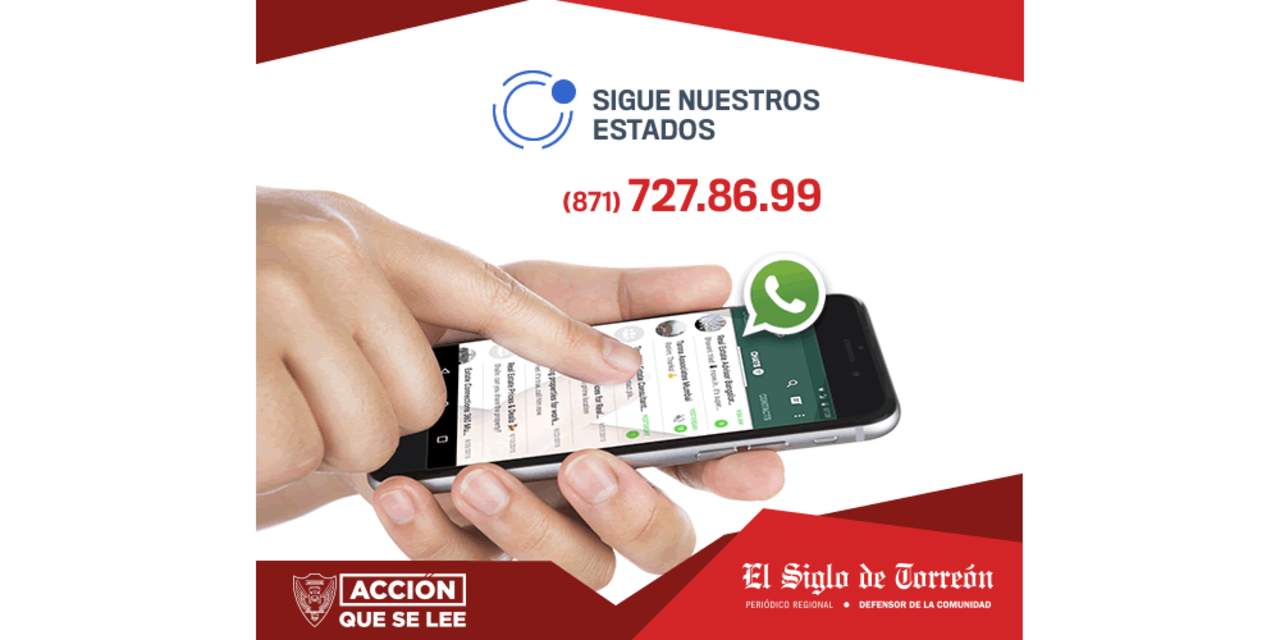 El Siglo de Torreón está en Whatsapp