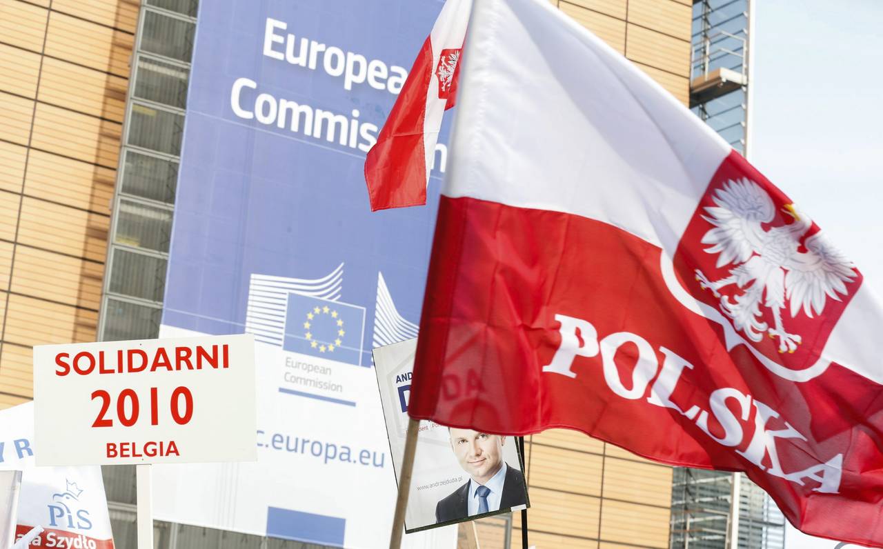 Peligro. La UE podría quitarle su voto a Polonia.