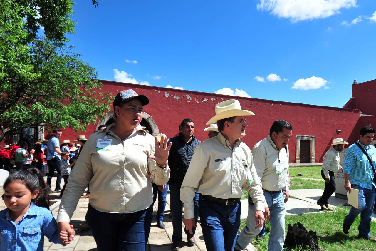 Mejoras. Aispuro Torres anunció la rehabilitación de la Ex Hacienda de la Limpia Concepción de Canutillo y su museo.