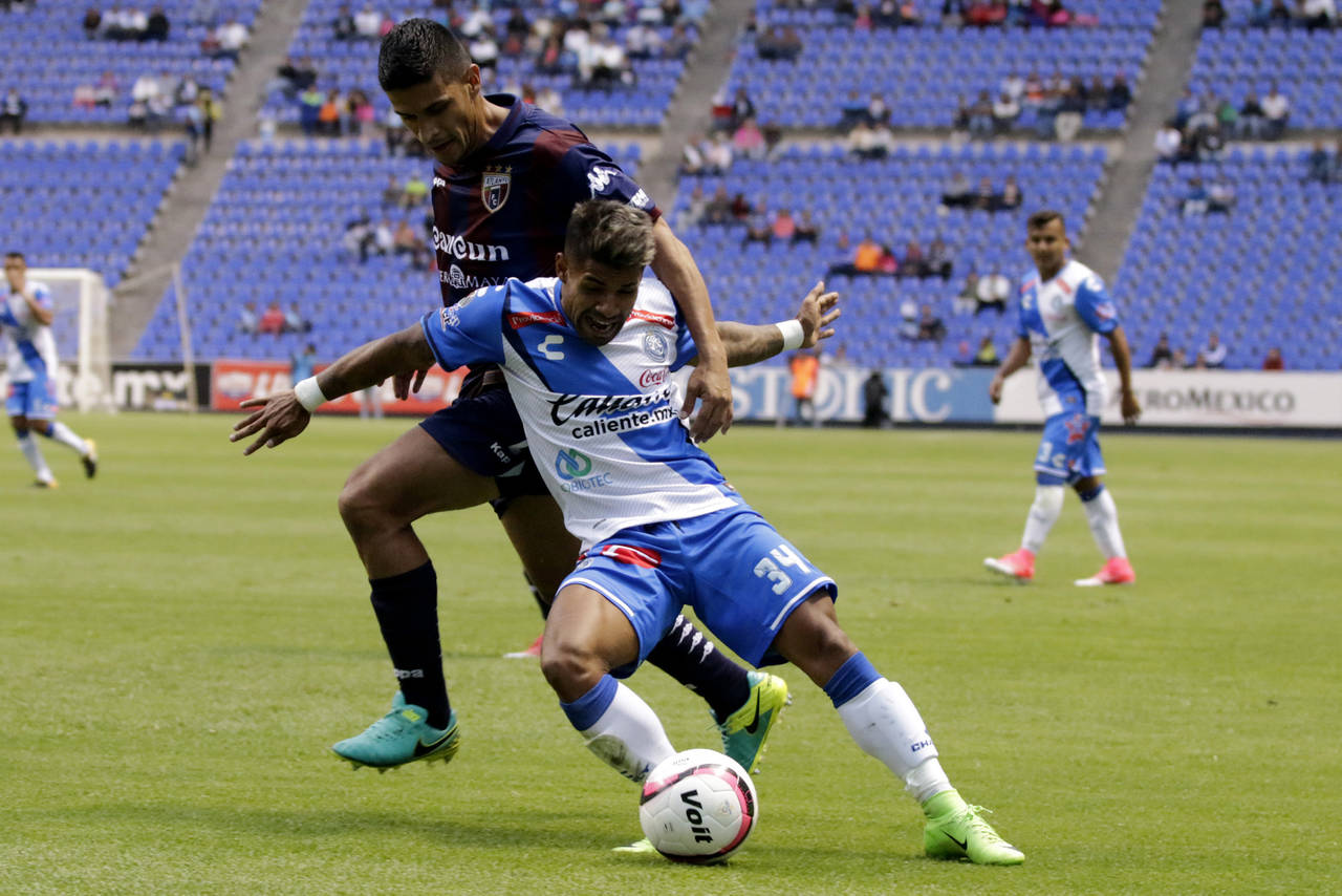 Puebla venció 1-0 a los Potros de Hierro del Atlante en partido correspondiente a la primera fecha del Grupo Cuatro de la Copa MX. (Notimex)
