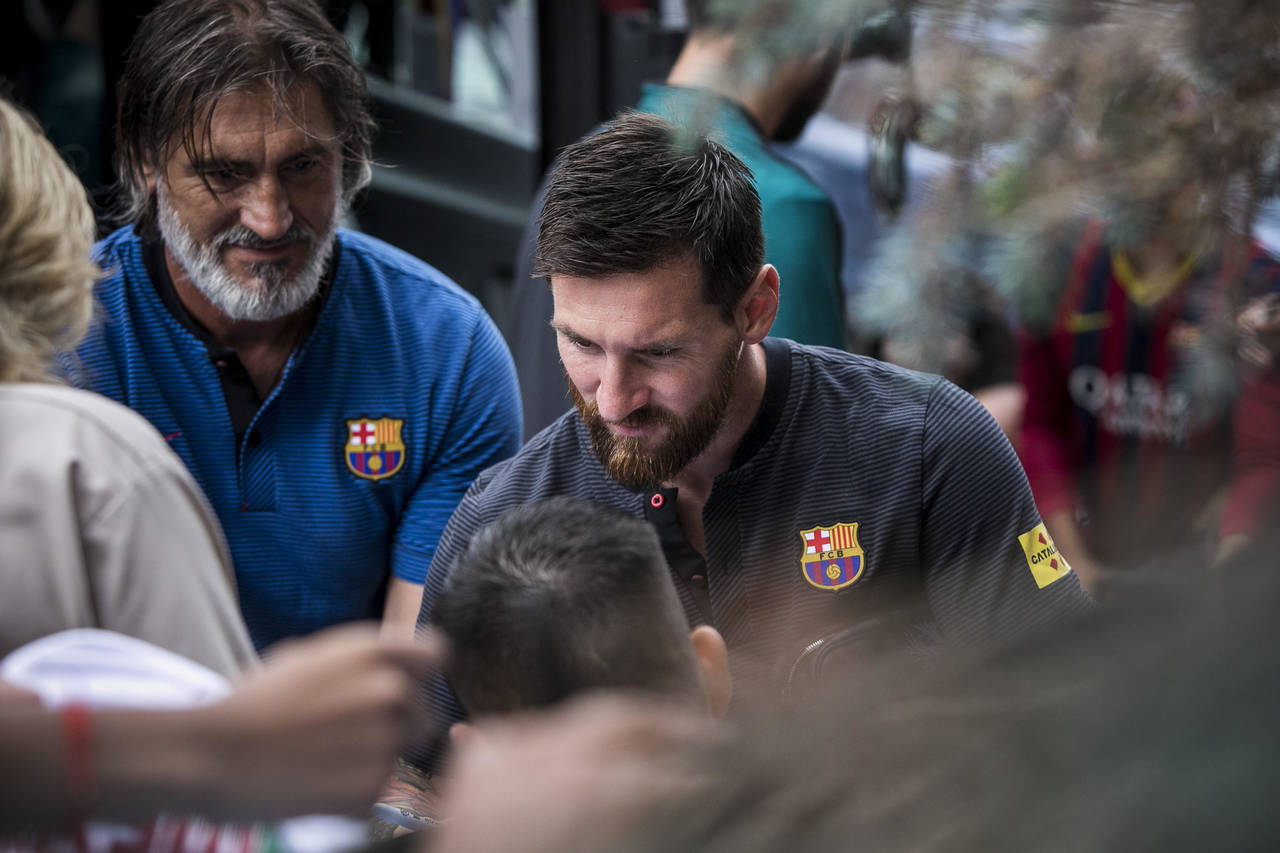 El delantero argentino Lionel Messi se encuentra en plena pretemporada con su club, el Barcelona. (EFE)