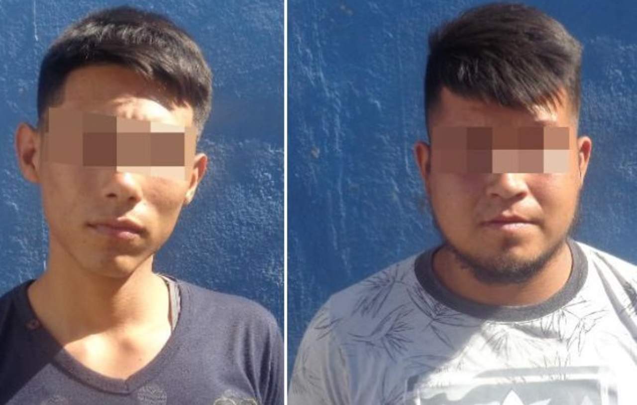Los detenidos se identificaron como 'Luis' y 'Cristian' de 19 y 16 años de edad respectivamente. (EL SIGLO DE TORREÓN)
