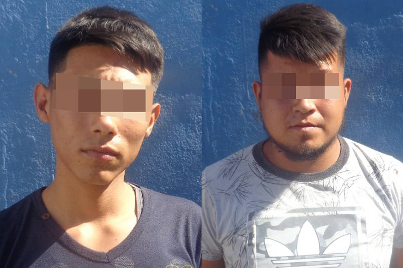 Detenidos. Los jóvenes fueron detenidos por agentes de la Policía de Torreón durante la tarde del miércoles. (EL SIGLO DE TORREÓN)