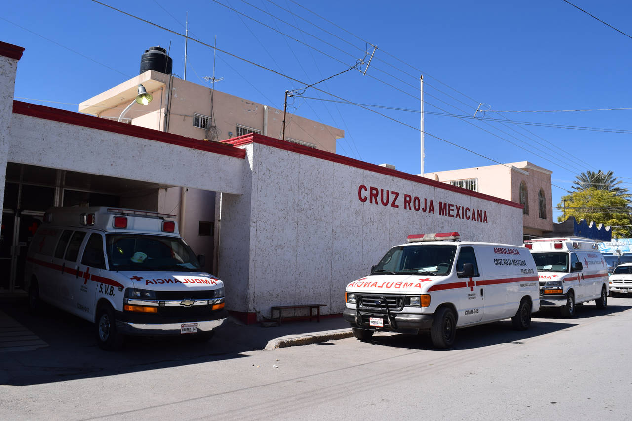 Atención. Cruz Roja Madero brindó los primeros auxilios a la menor lesionada. (ARCHIVO)