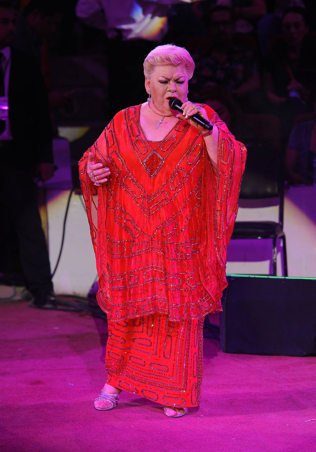 Favorita. La cantante verecruzana demostró que aun se encuentra entre las favoritas del público.